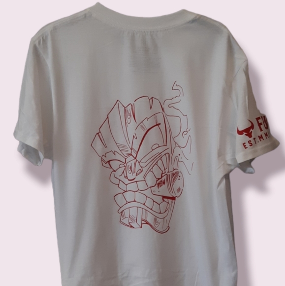 Red tiki dude Tshirt (custom, NWT, Unisex) - Picture 2 of 2